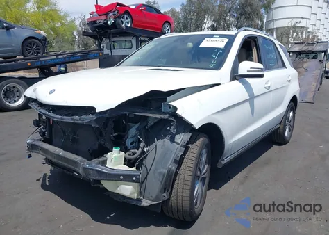 2015 Mercedes-Benz Ml 350 4Matic из США, поврежденный, VIN 4JGDA5HB1FA616659